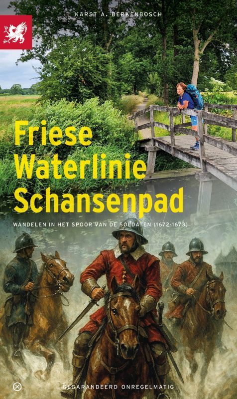 Omslag wandelgids Friese Waterlinie Schansenpad