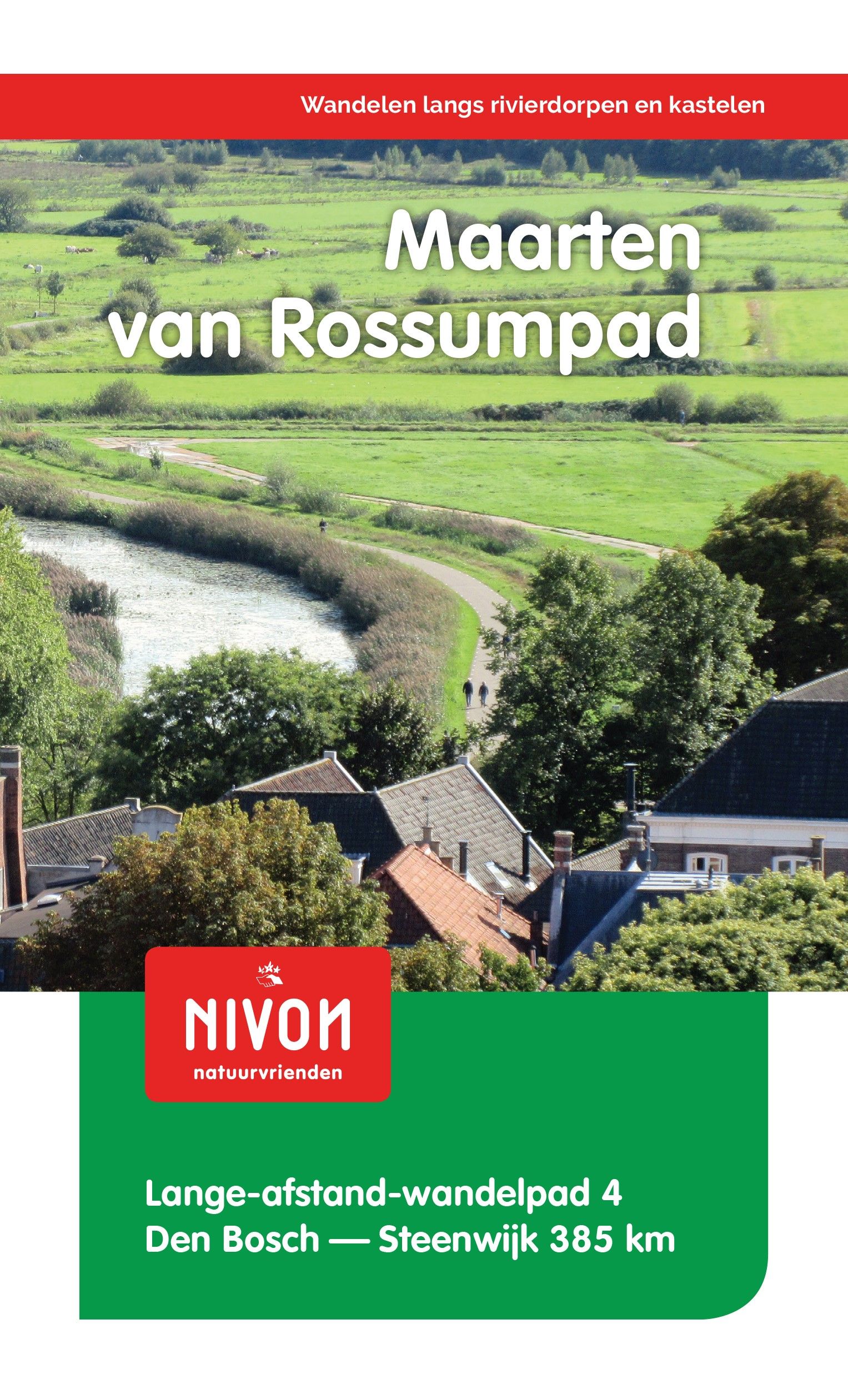 Cover van de wandelgids Maarten van Rossumpad NIVON