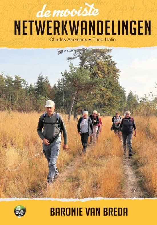 Cover van de wandelgids De mooiste netwerkwandelingen Baronie van Breda  Elmar
