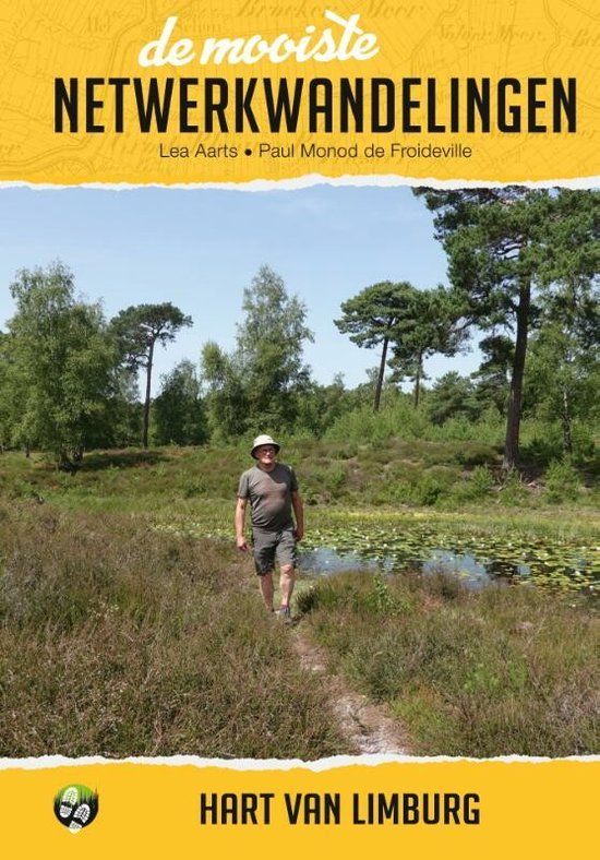 Cover van de wandelgids De mooiste netwerkwandelingen Hart van Limburg  Elmar