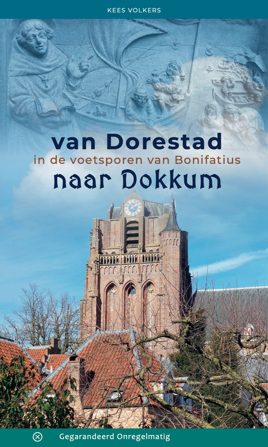 Brochure cover van Dorestad in de voetsporen van Bonifatius naar Dokkum