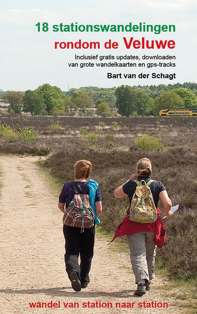 Cover van 18 stationswandelingen op de Veluwe