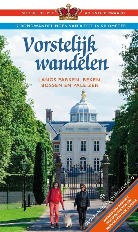 Cover van de wandelgids Vorstelijk wandelen