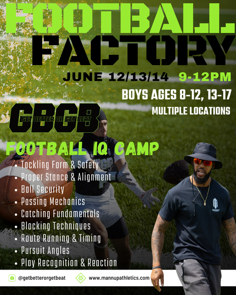 A poster for a friday night lights football combine.