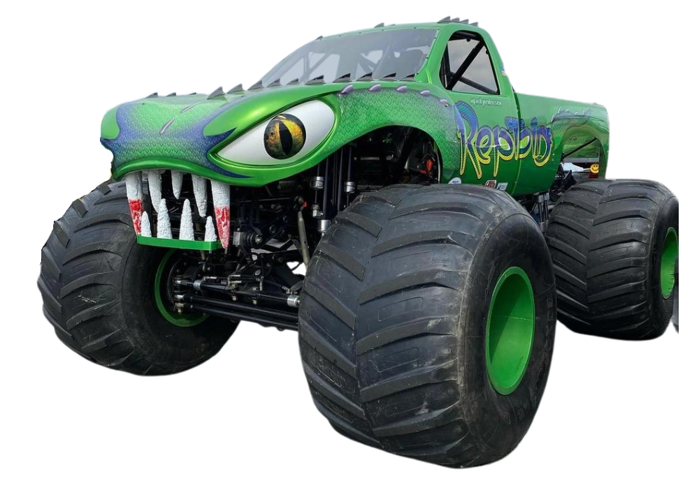 Green monster truck