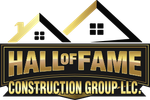 A logo for Hall of Fame Construction Group LLC.