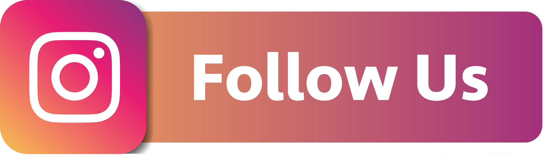 Instagram “Follow Us” button in pink and orange gradient with white text