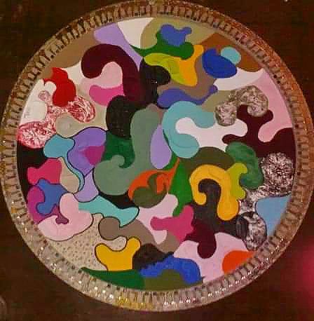 Works of Sharon Williams Dean - Pillow painting