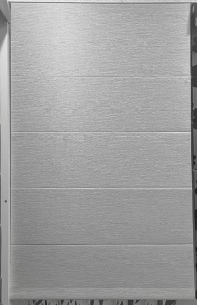 Silver Panel Window With Horizontal Ribbed Sections — Winning Blinds in Cardiff, NSW