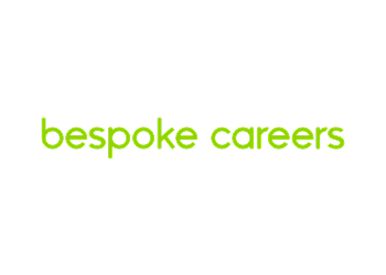 The word bespoke careers is written in green on a white background.