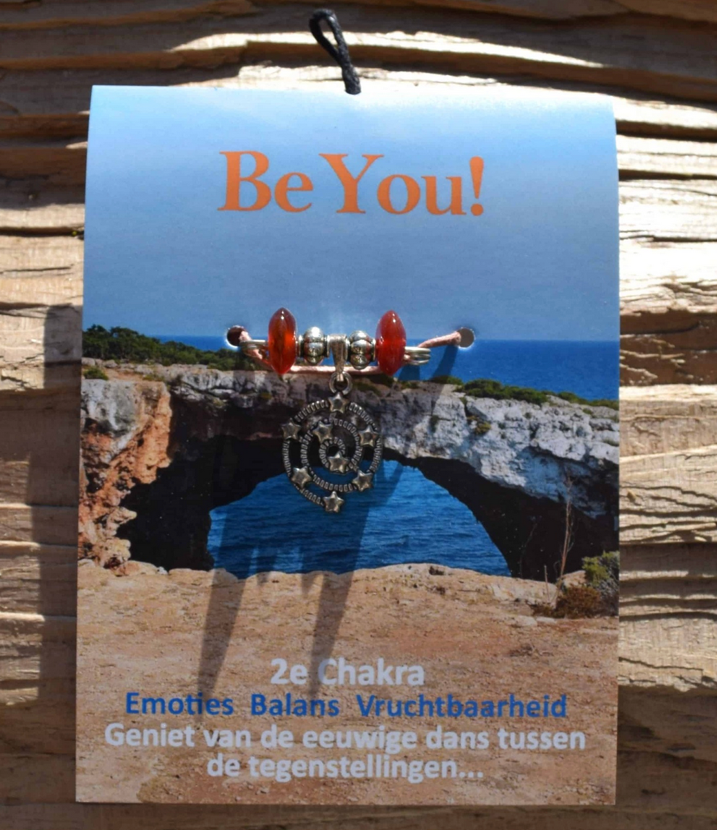 Label met sieraden en de boodschap 