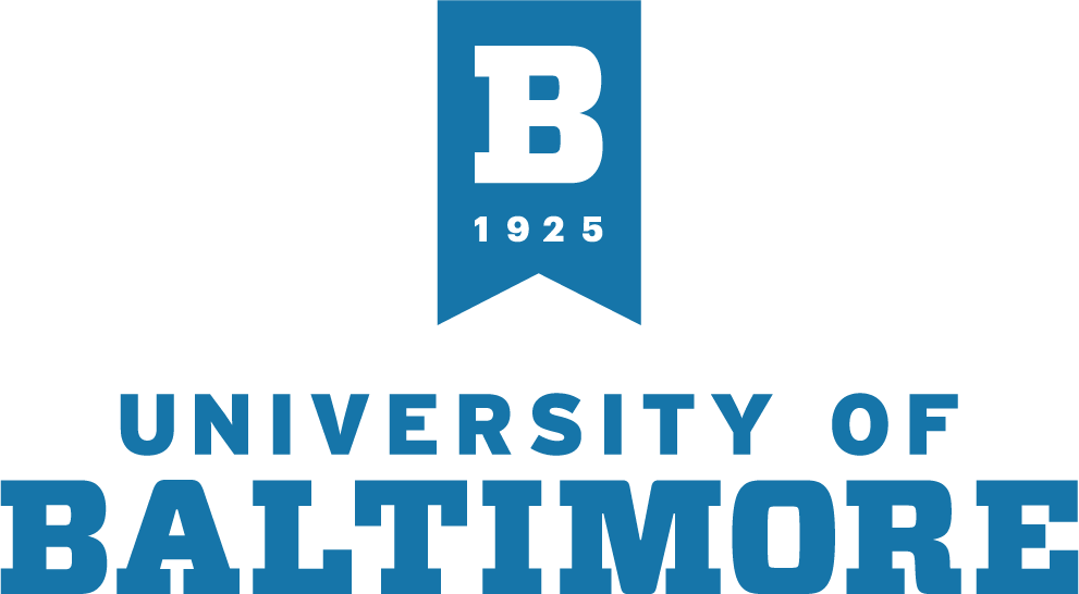 University of Baltimore Logo in blue
