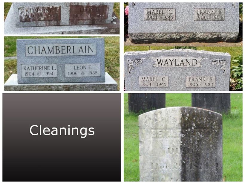 Before and After Clean Headstone — Augusta, GA — Everlasting Granite and Marble