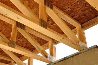 Residential Floor Truss — Room Construction Showing Joists Truss in House Springs, MO