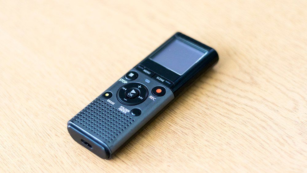 Grey Digital Dicaphone on A Table — Summerville, SC — Shepherd Law Firm, LLC