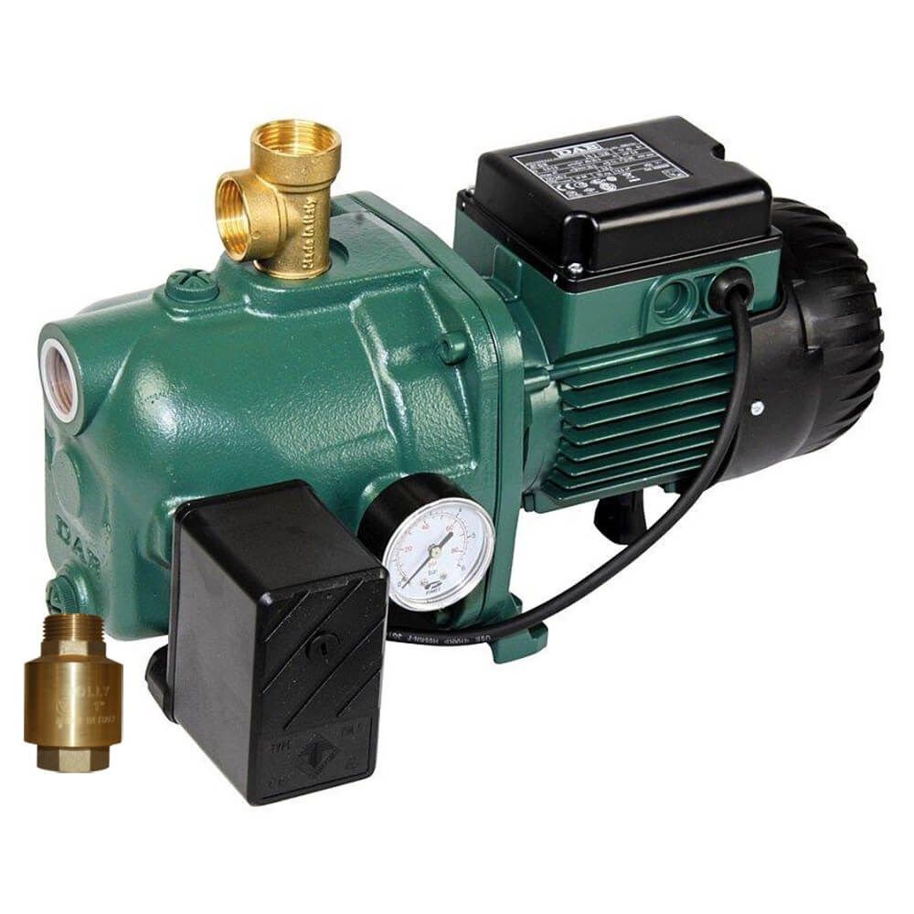 A Green Water Pump With a Pressure Gauge Attached to It — Stockers & Partridge In Pokolbin, NSW