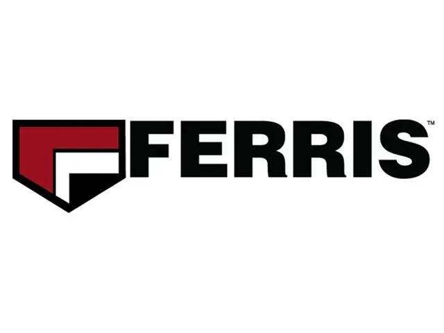 The Ferris Logo is Black and Red on a White Background — Stockers & Partridge In Paterson, NSW