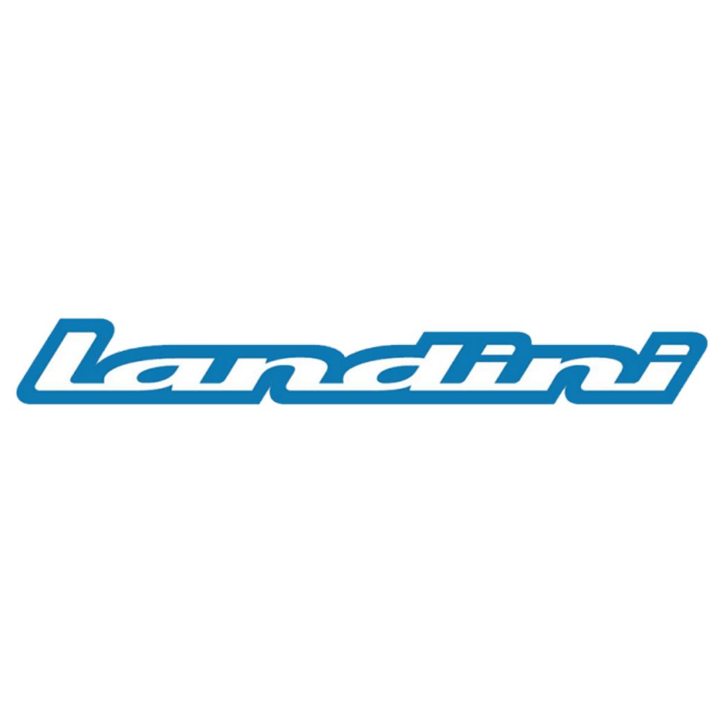 A Blue Landini Logo on a White Background — Stockers & Partridge In Paterson, NSW