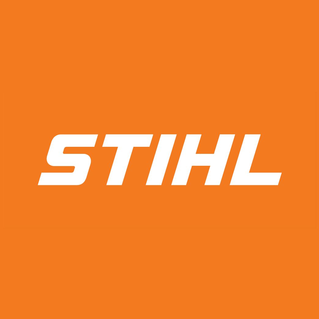 The Stihl Logo is on an Orange Background — Stockers & Partridge In Paterson, NSW