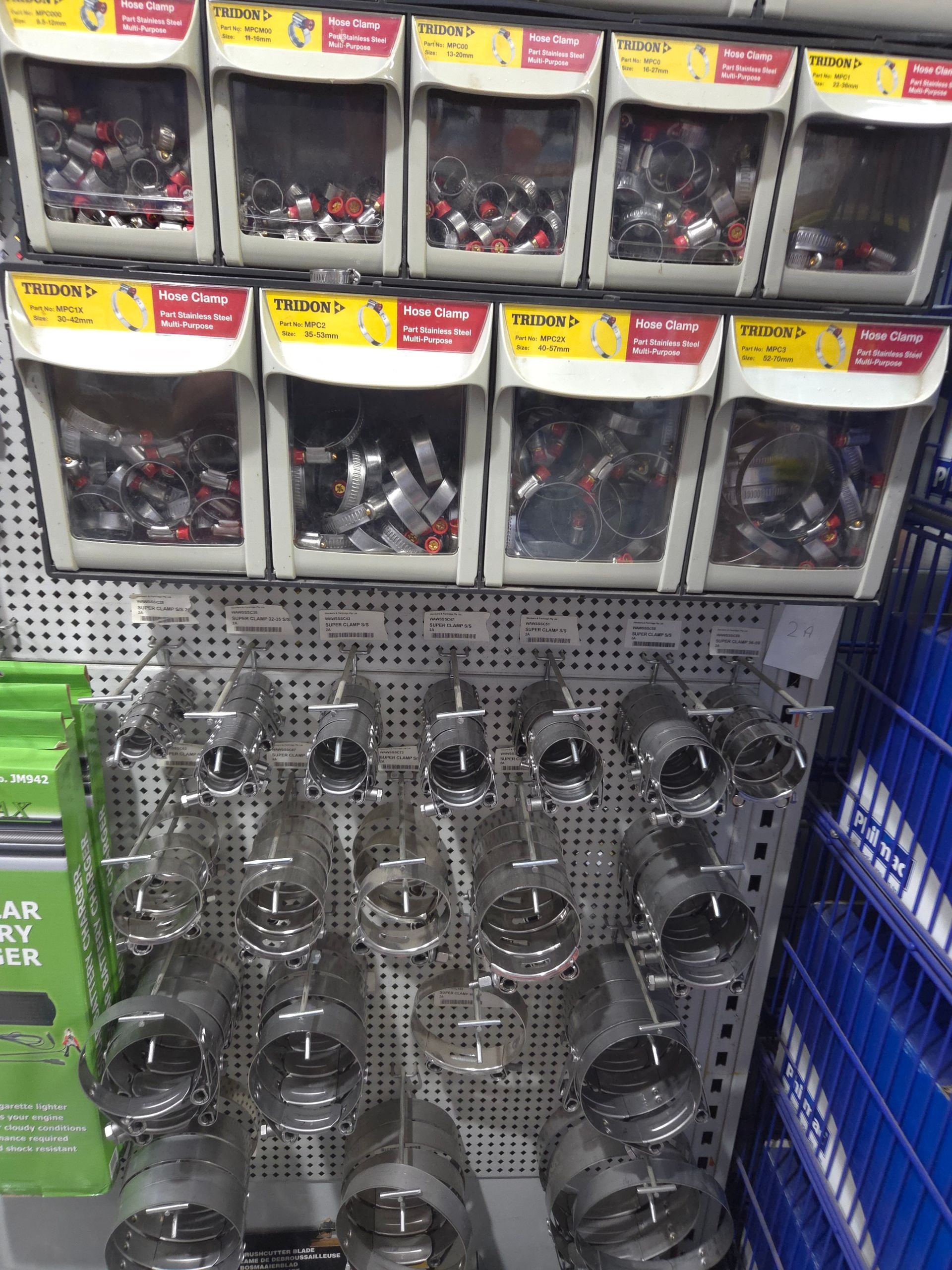 A Display of Nuts and Bolts in a Store — Stockers & Partridge In Paterson, NSW