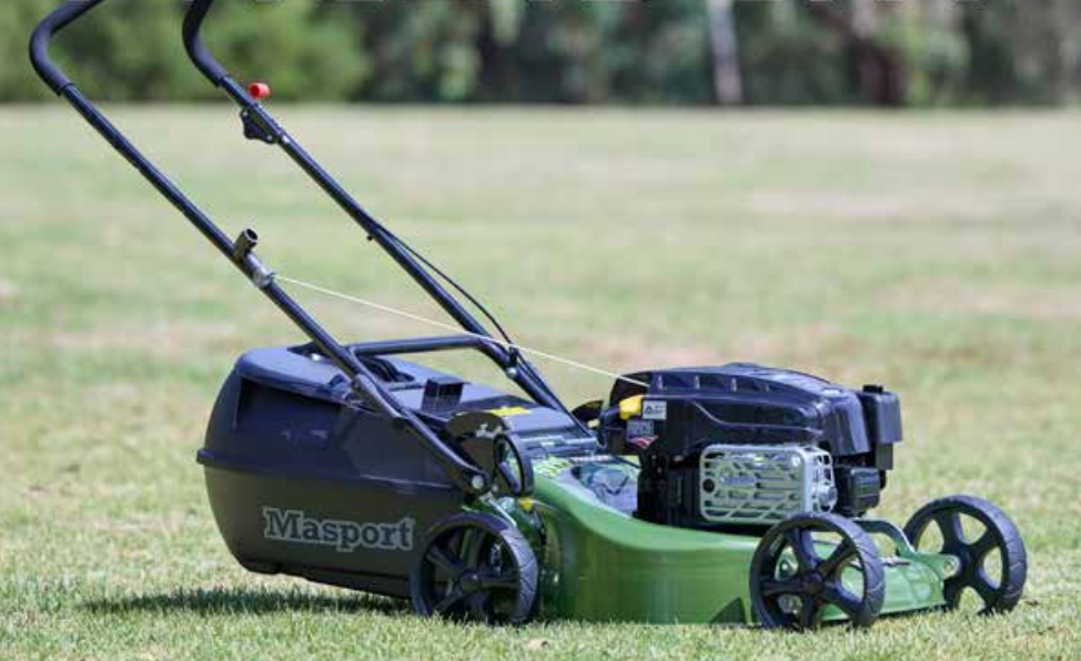 A Lawn Mower is Cutting a Lush Green Lawn — Stockers & Partridge In Paterson, NSW