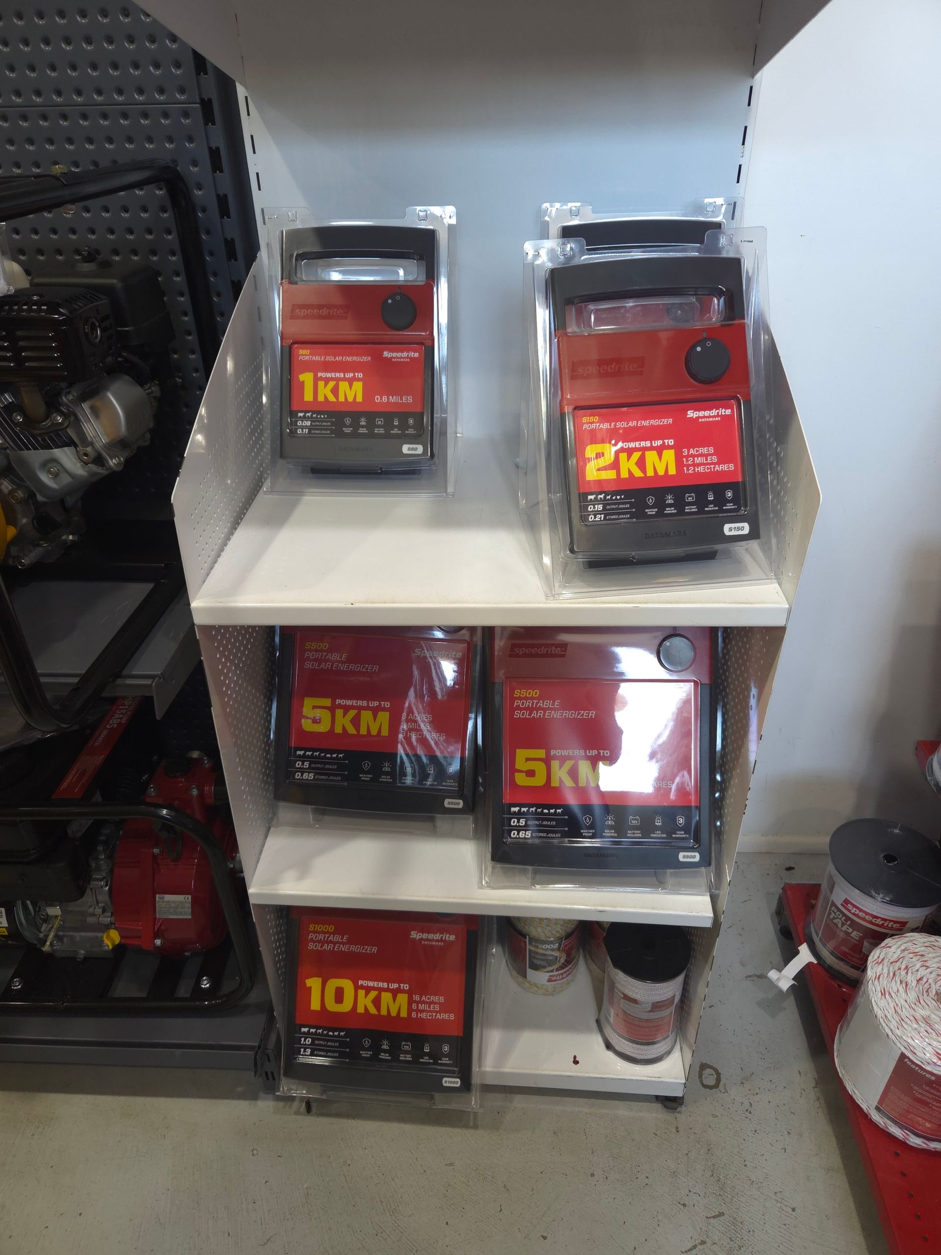 A Shelf With a Bunch of Batteries on It — Stockers & Partridge In Paterson, NSW