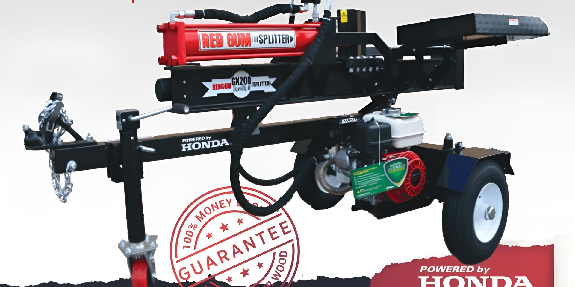 A Guarantee Stamp is on a Machine That is Powered by Honda — Stockers & Partridge In Paterson, NSW