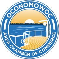 The logo for the oconomowoc area chamber of commerce