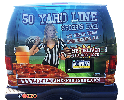 50 Yard Line Delivery Van
