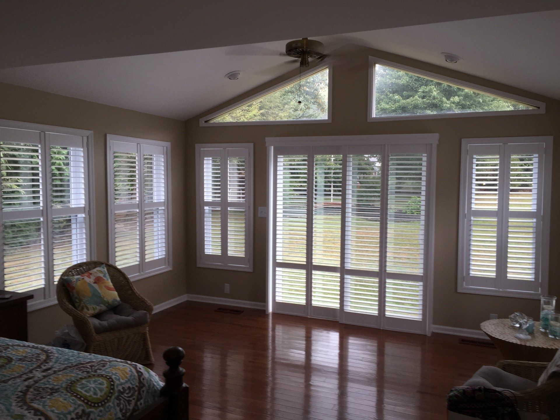 Shutters in living space