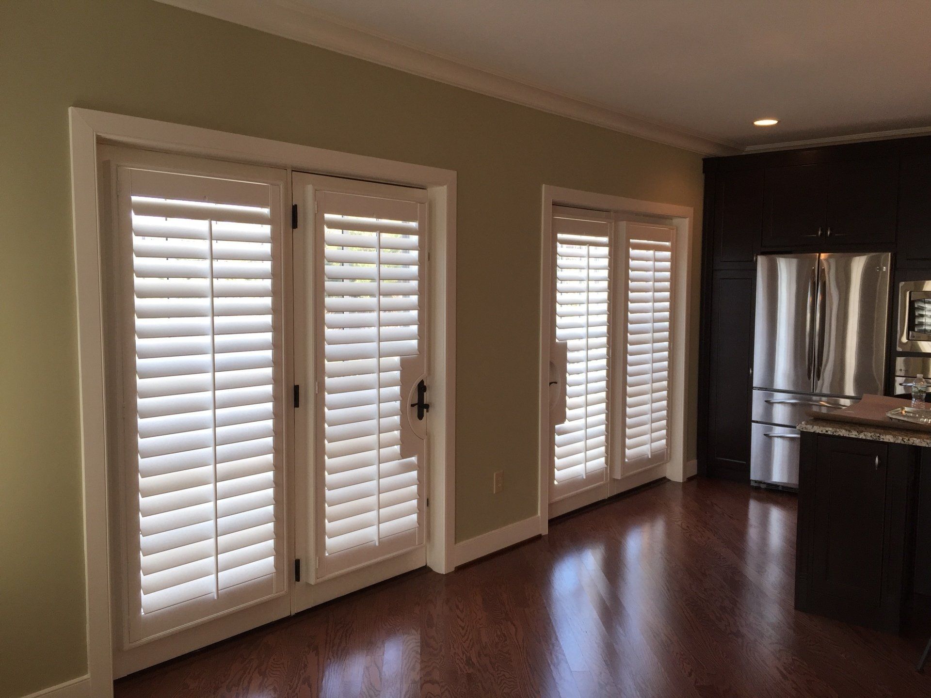 shutters on doors