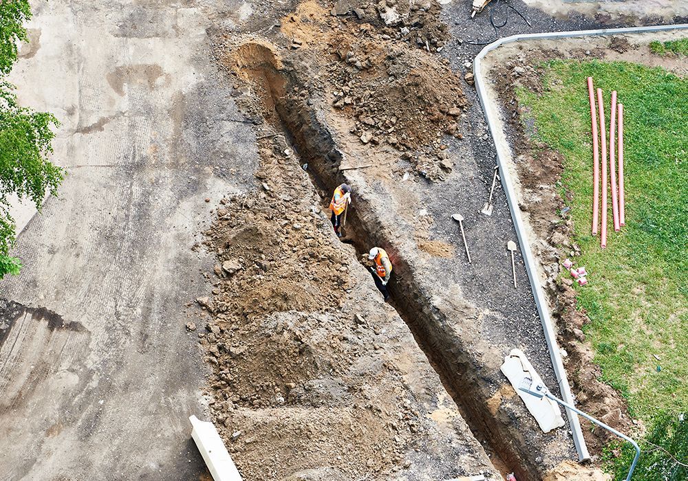 Excavation Phoenix trenching work for plumbing and electrical utilities