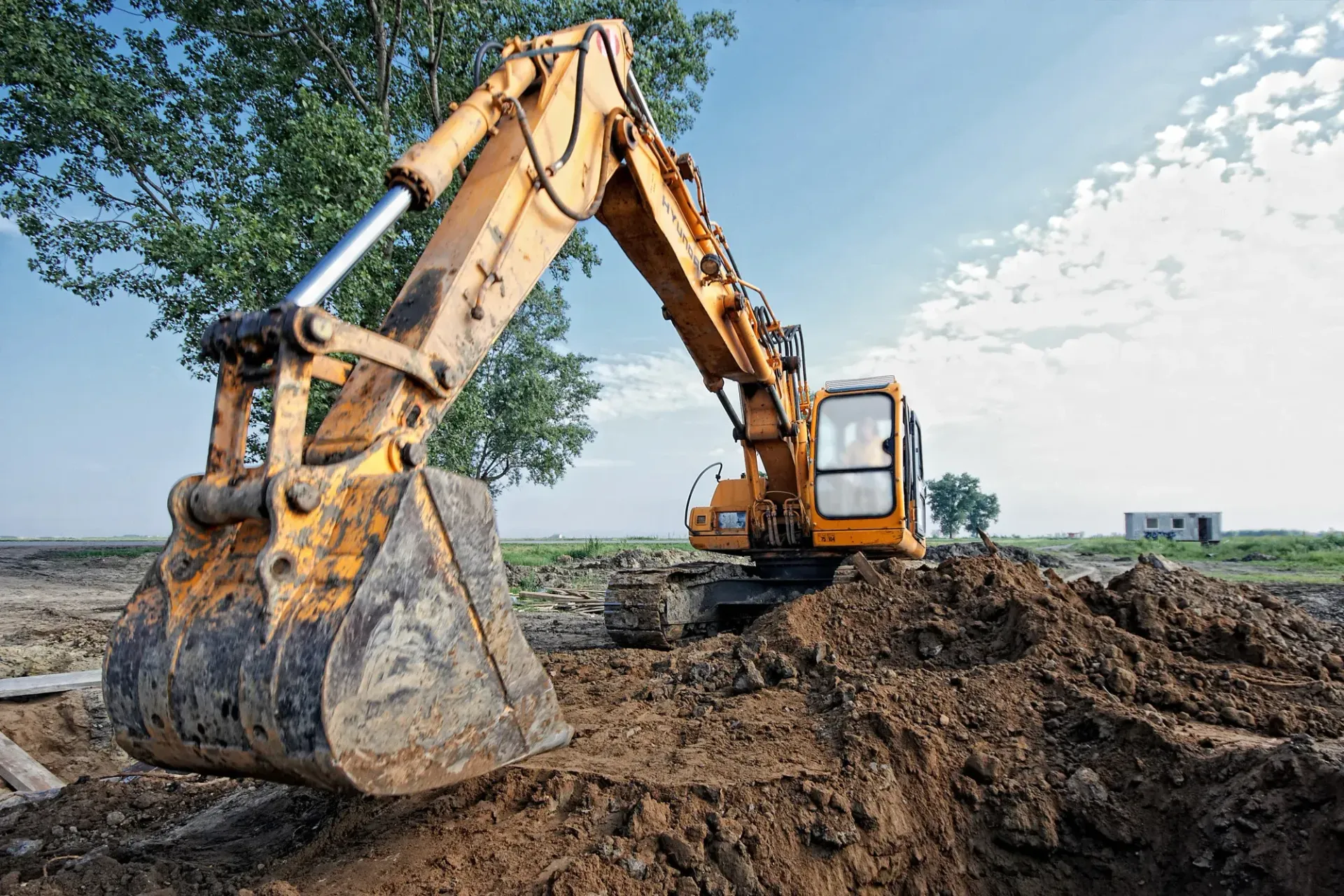 Brush and debris clearing during land clearing Phoenix