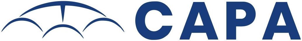 The word capa is written in blue on a white background