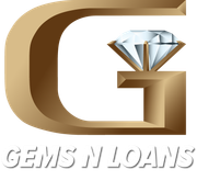 A black and white logo for BP Diamonds & Loans