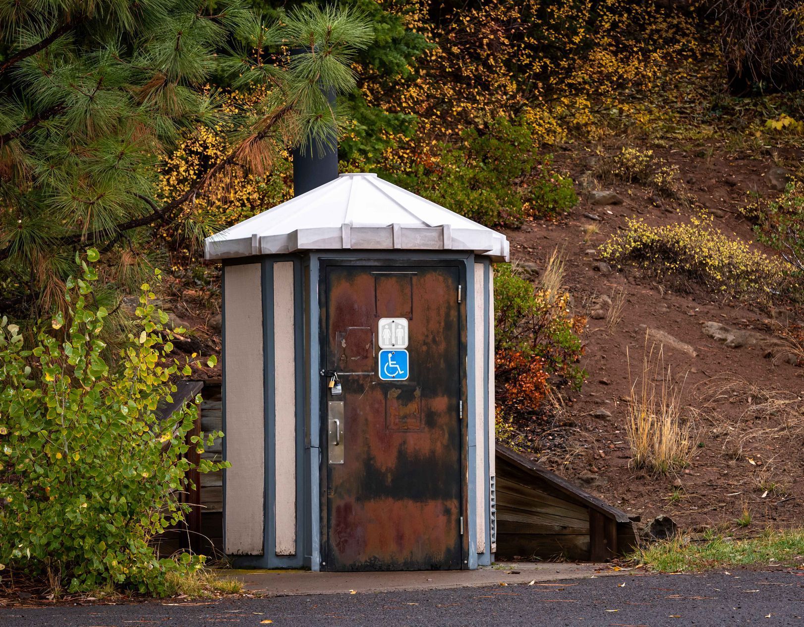 Campgrounds-pit toilets