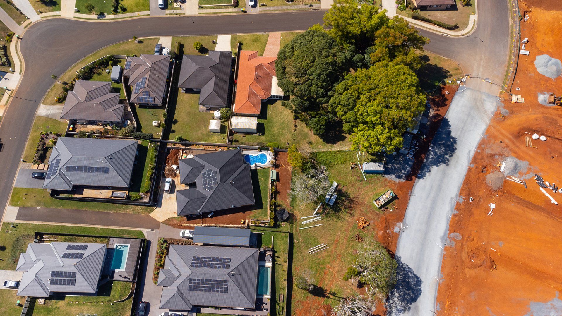 Subdivision Aerial View — Ballarat, VIC — Brad Donald Earthmoving