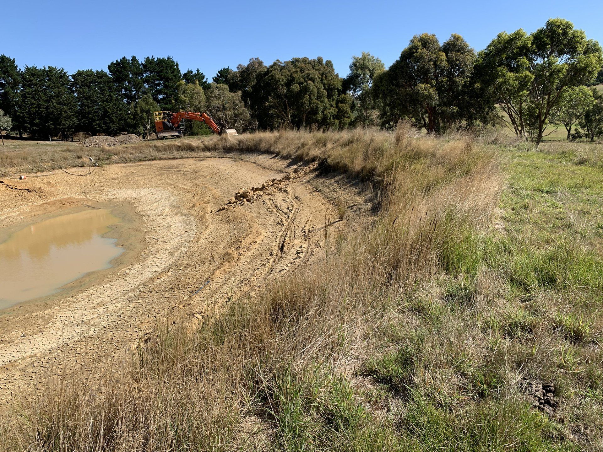 Dam Repair — Ballarat, VIC — Brad Donald Earthmoving