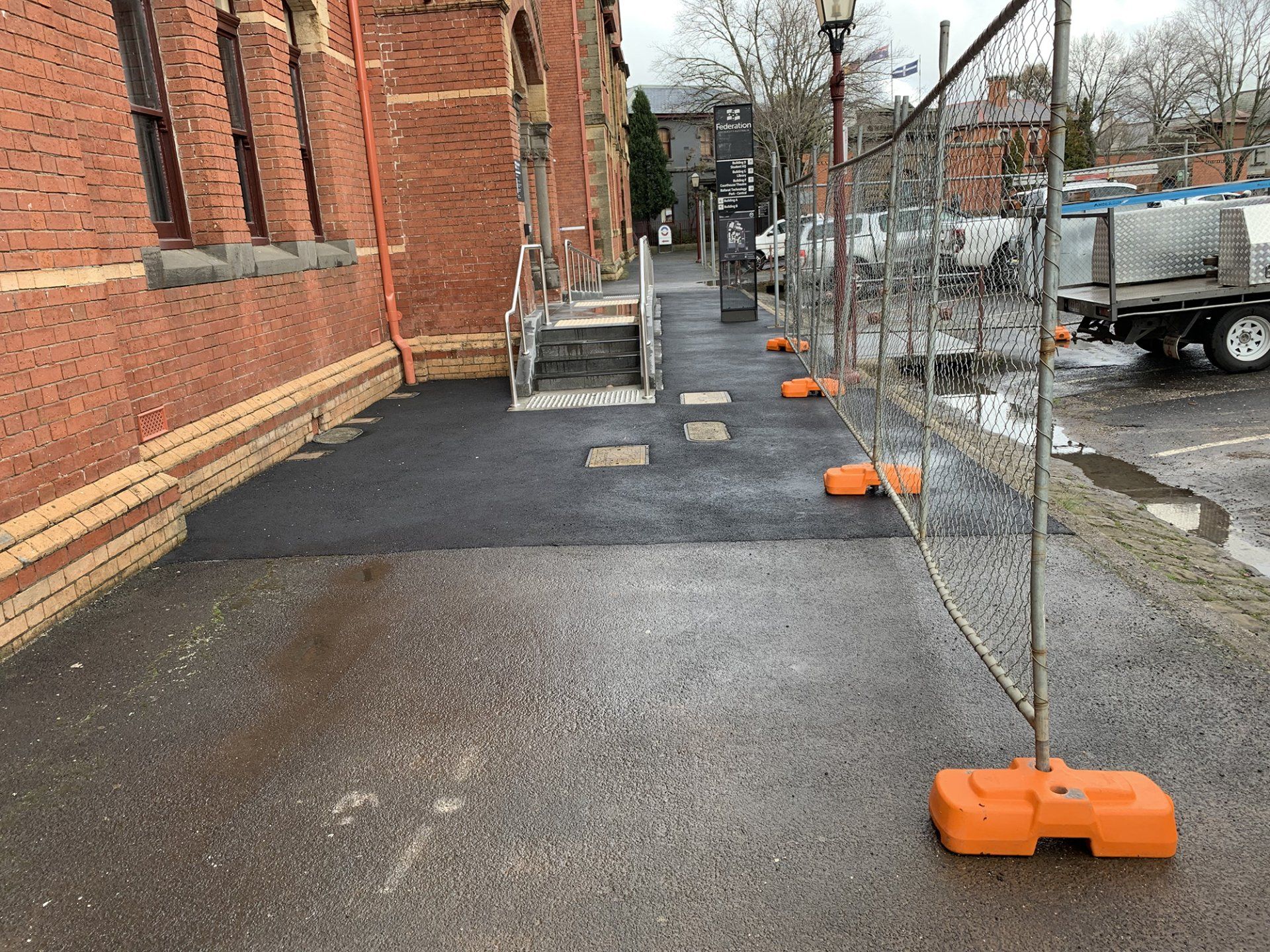 University Footpath — Ballarat, VIC — Brad Donald Earthmoving