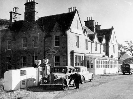 Balmacara Hotel in 1946. Highlands , Scotland