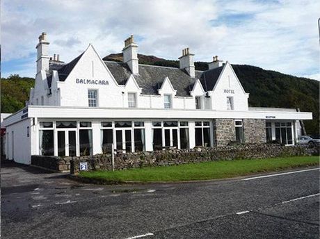 Balmacara Hotel in 1946. Highlands , Scotland