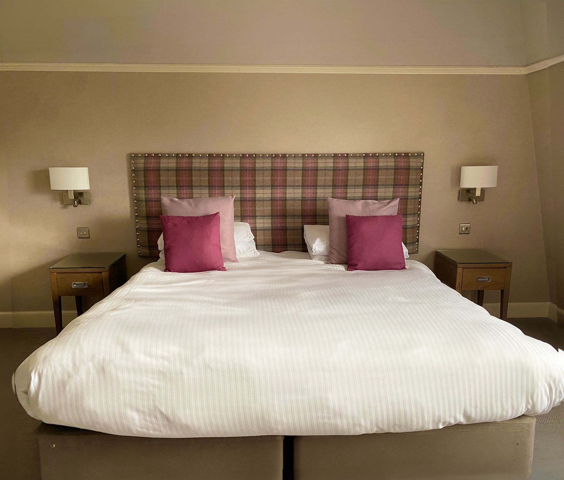 Superior Double or Twin sea view room at Balmacara Hotel at the Highlands in Scotland