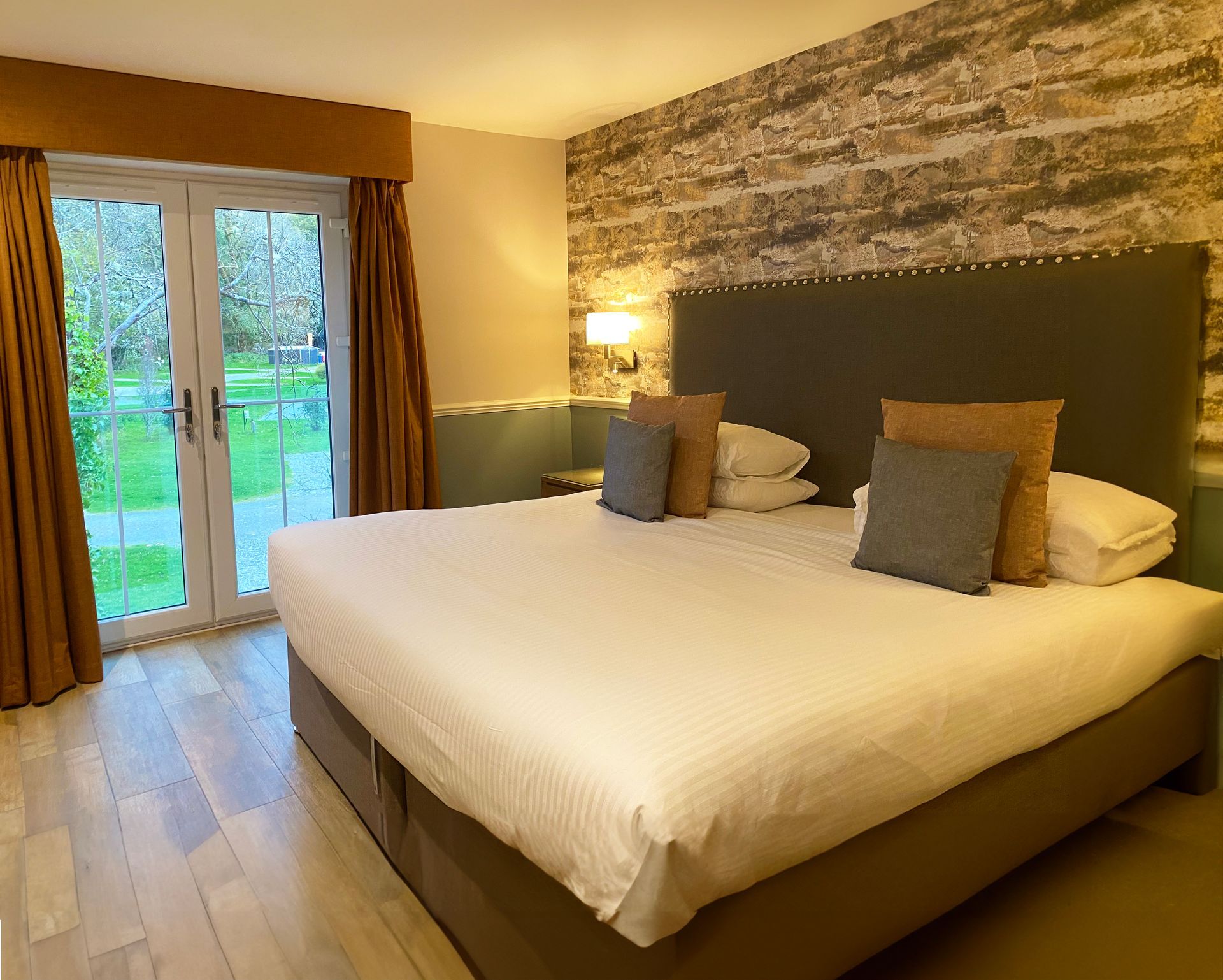 Superior Double or Twin mountain view room at Balmacara Hotel at the Highlands in Scotland
