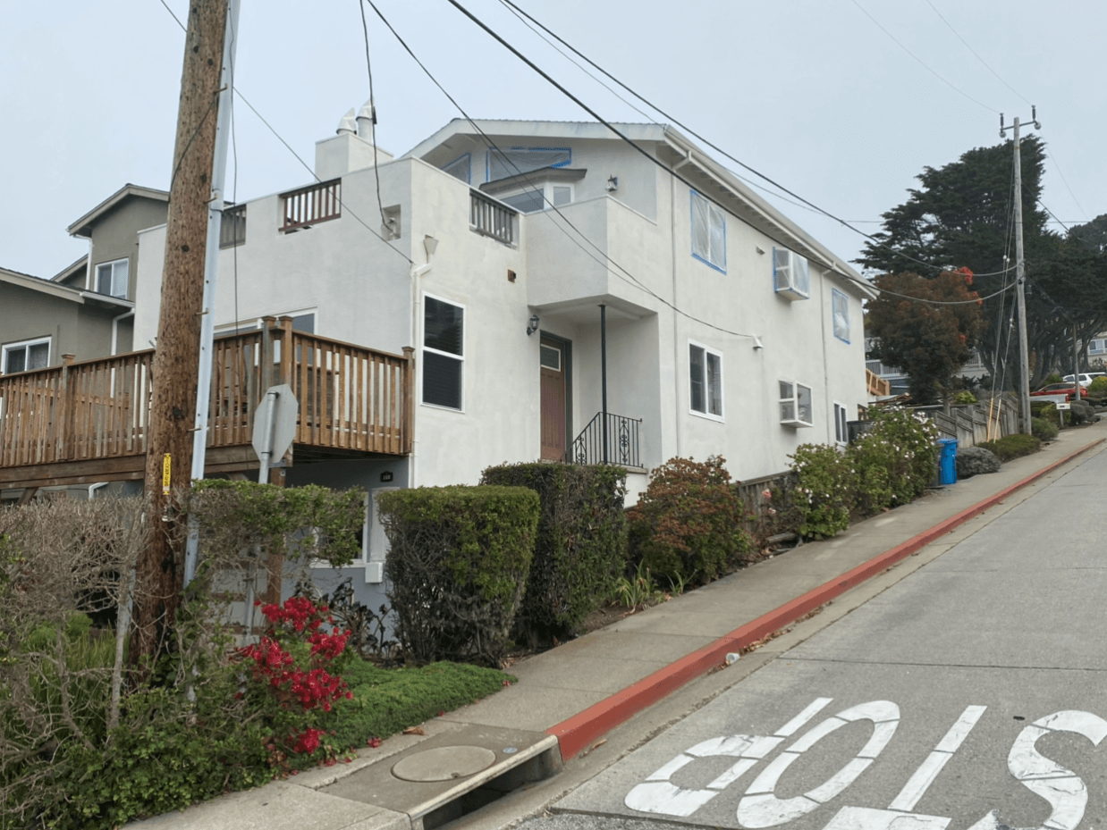 White Painted House — San Francisco, CA — Atlas Painting Company