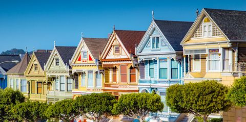 Row of Colorful Houses — San Francisco, CA — Atlas Painting Company