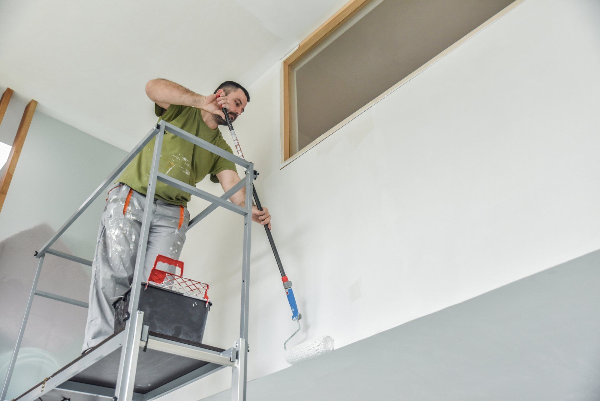 Painting the Wall with White Color — San Francisco, CA — Atlas Painting Company
