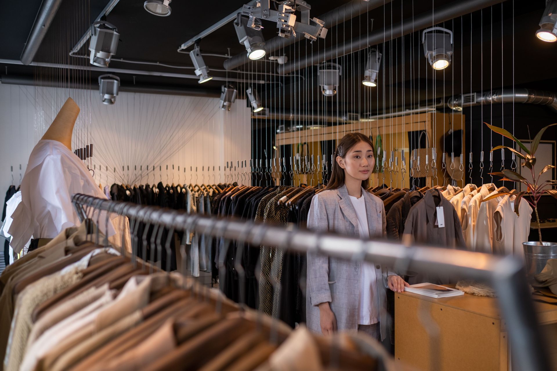 Woman Working in Retail Setting in College Station, TX