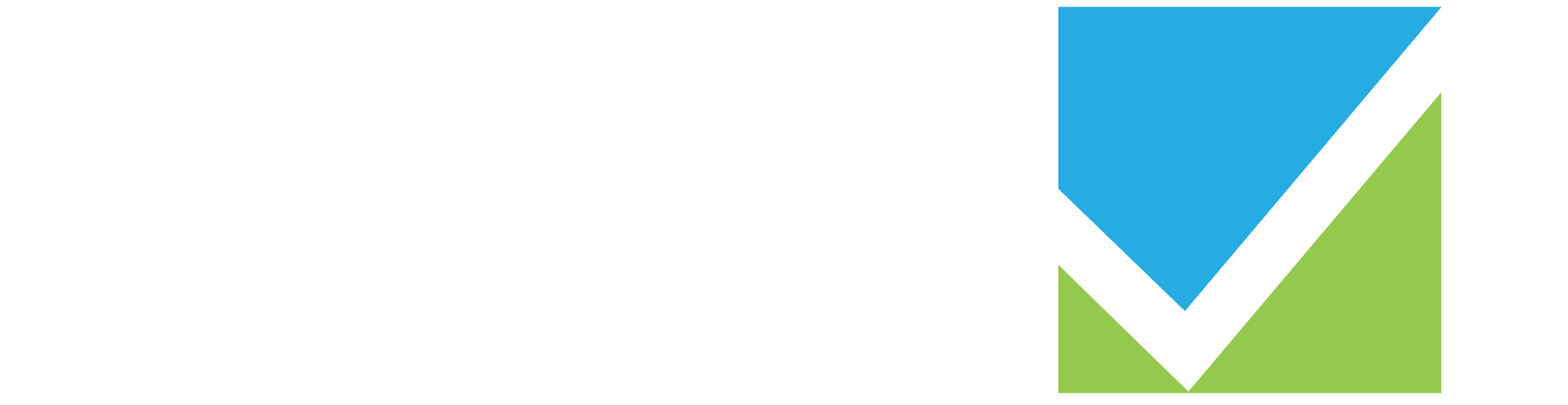 Blue, Green and White ARC LOGO.