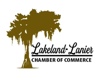 A logo for the lakeland lanier chamber of commerce