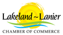 A logo for the lakeland lanier chamber of commerce